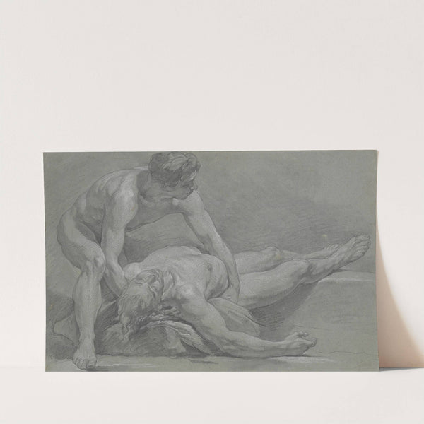 Two Nude Male Figures (18th century) by Nicolas Bernard Lépicié