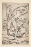 Two Nude Men in a Landscape