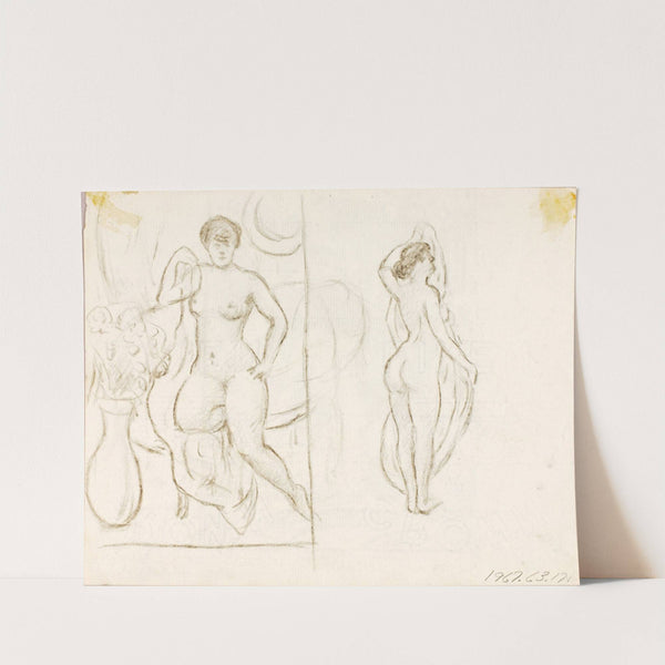Two Nudes by Carl Newman