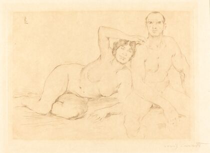 Two Nudes (Zwei Menschen) (1908)