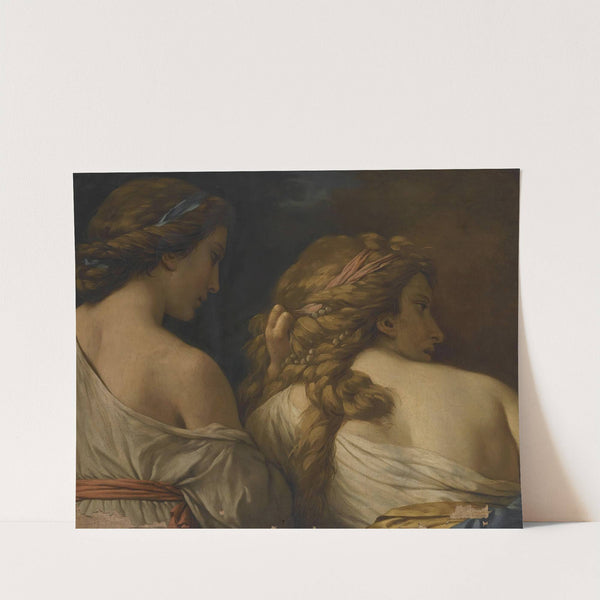 Two Nymphs by Louis-Jean-François Lagrenée