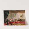 Two Odalisques Playing Music in the Harem by Giovanni Antonio Guardi