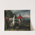 Two Officers and a Groom in a Landscape (1777) by Benjamin West