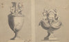 Two ornamental urns