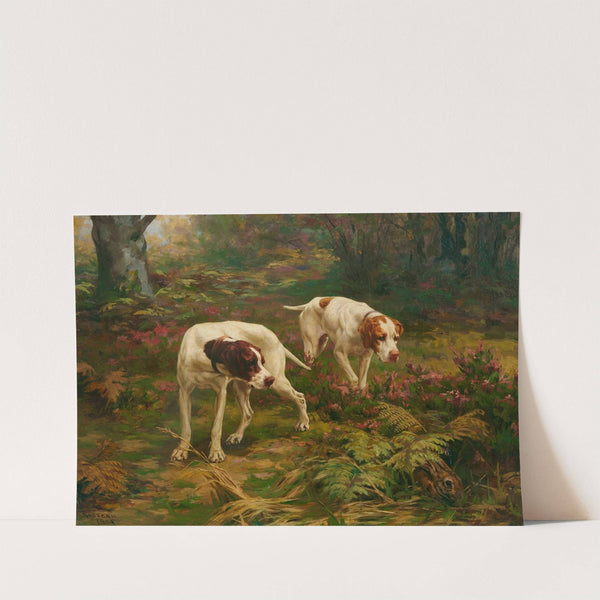 Two pointers and a hare by Percival Leonard Rosseau