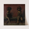 Two Putti (1885-1887) by Hans Von Marées