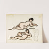 Two Reclining Female Nudes by Carl Newman
