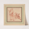 Two Recruits (ca. 1715) by Jean-Antoine Watteau