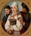 Two rivals for the rose of a forester (1884)
