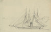 Two sailing ships