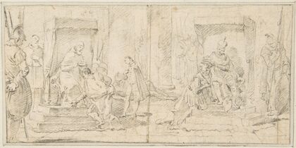 Two Scenes of Coronation (1696–1770)