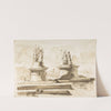 Two sculptures on pedestals by Felice Giani