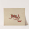 Two Seated Sleigh by Rolland Ayres