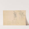 Two Shattered Trees; and Study for &#039;The Road&#039; (verso) by John Singer Sargent