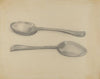 Two Silver Soup Spoons