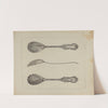 Two Silver Sugar Spoons by Anthony Zuccarello