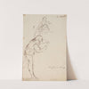 Two Sketches of Man by Sir Joshua Reynolds