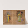 Two sketches of Tartar women. From the journey to Crimea by Jan Ciągliński