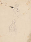 Two Sketches of Woman.
