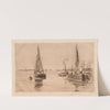 Two Sloops on the East River (1889) by Charles Adams Platt
