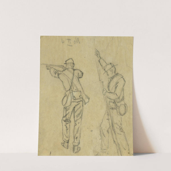 Two soldiers by Alfred Rudolph Waud