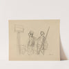 Two Soldiers Looking at a Placard (probably 1918) by Jean-Louis Forain
