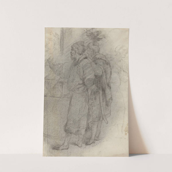 Two Standing Courtiers by Pietro Fancelli