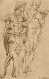 Two Standing Male Figures