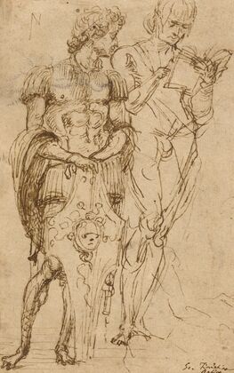 Two Standing Male Figures