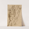 Two Standing Male Figures (1456) by Andrea Mantegna