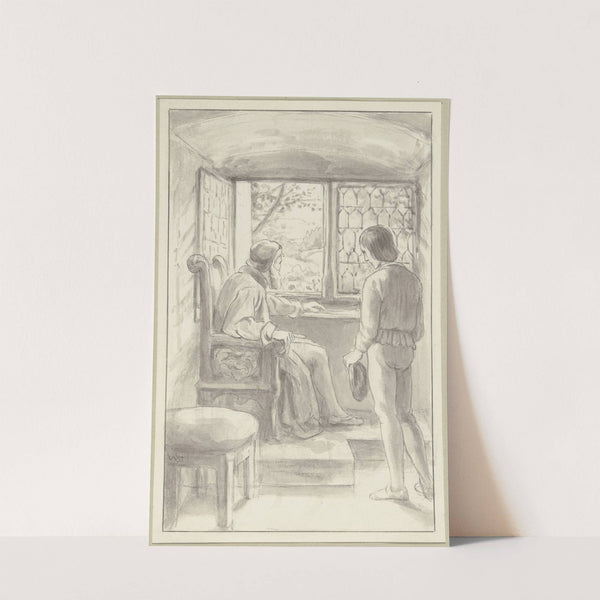 Two standing men by Wilhelm Steinhausen