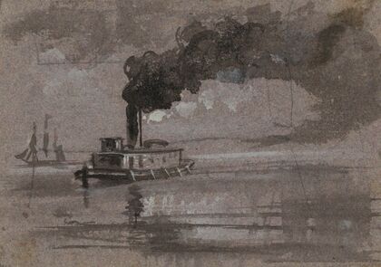 Two steamships