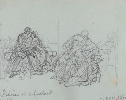 Two Studies for ‘HÃ©loÃ¯se and AbÃ©lard’