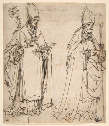 Two studies for Saint Ulrich of Augsburg (ca. 1505–8)