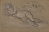 Two Studies of a Reclining Female Nude