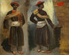 Two Studies of a Standing Indian from Calcutta (c. 1823-1824)