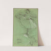 Two Studies of Dancers (1873) by Edgar Degas