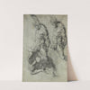 Two Studies of Samson Slaying the Philistines by Jacopo Tintoretto