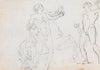 Two Studies of the Statue of Alexander and Bucephalus (verso)
