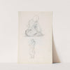 Two studies of women (Between 1844 and 1854) by Adolph Tidemand
