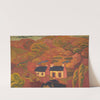 Two Thatched Cottages (Les deux chaumières) (1893-1894) by Armand Seguin