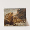 Two Tigers at Play by Antoine-Louis Barye