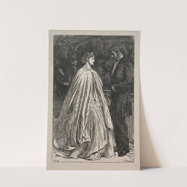 Two to One on the Major (1866) by George Du Maurier