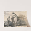 Two Travellers in Conversation by Philips Wouwerman