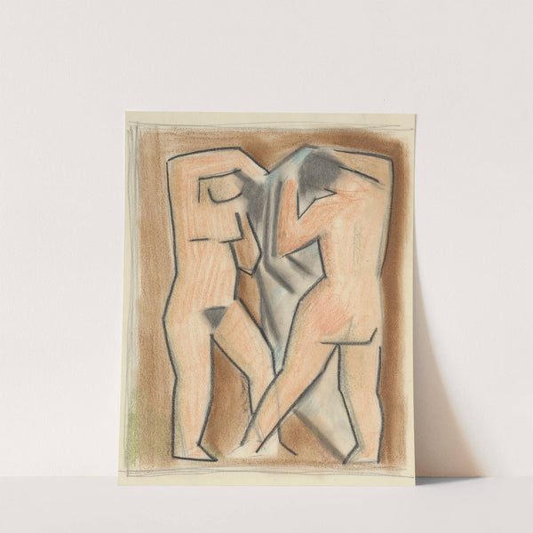 Two women after bath by Mikuláš Galanda