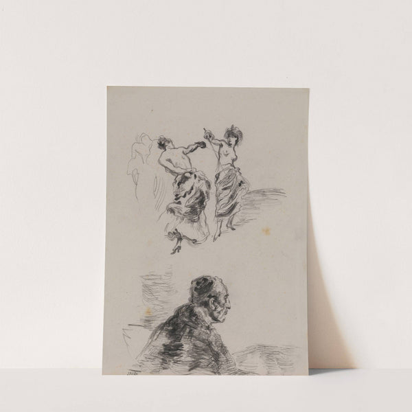 Two Women and a Theologist by James Ensor