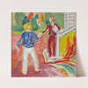 Two Women by the Veranda Steps (1942) by Edvard Munch