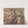 Two Women Enjoying Their Time by a Stream by Robert Smirke