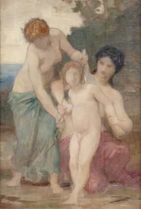 Two women & putto