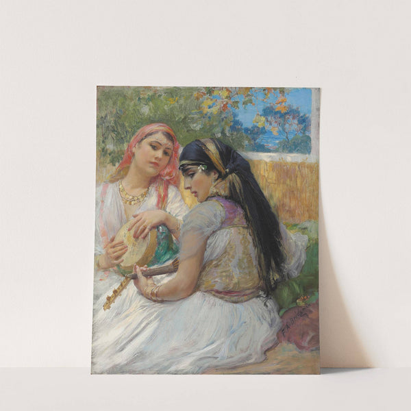 Two young Algerians by Frederick Arthur Bridgman